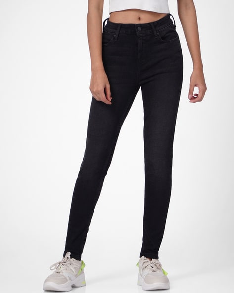 JDY by ONLY Black High Rise Skinny Fit Jeggings