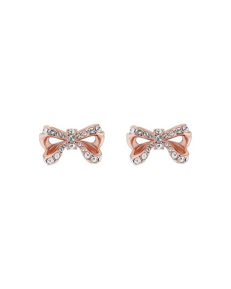 ted baker bow stud earrings