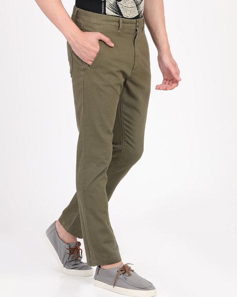 INDIAN TERRAIN Slim Fit Men Brown Trousers  Buy INDIAN TERRAIN Slim Fit  Men Brown Trousers Online at Best Prices in India  Flipkartcom