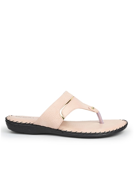 Buy Tan Flat Sandals for Women by ELLE Online | Ajio.com