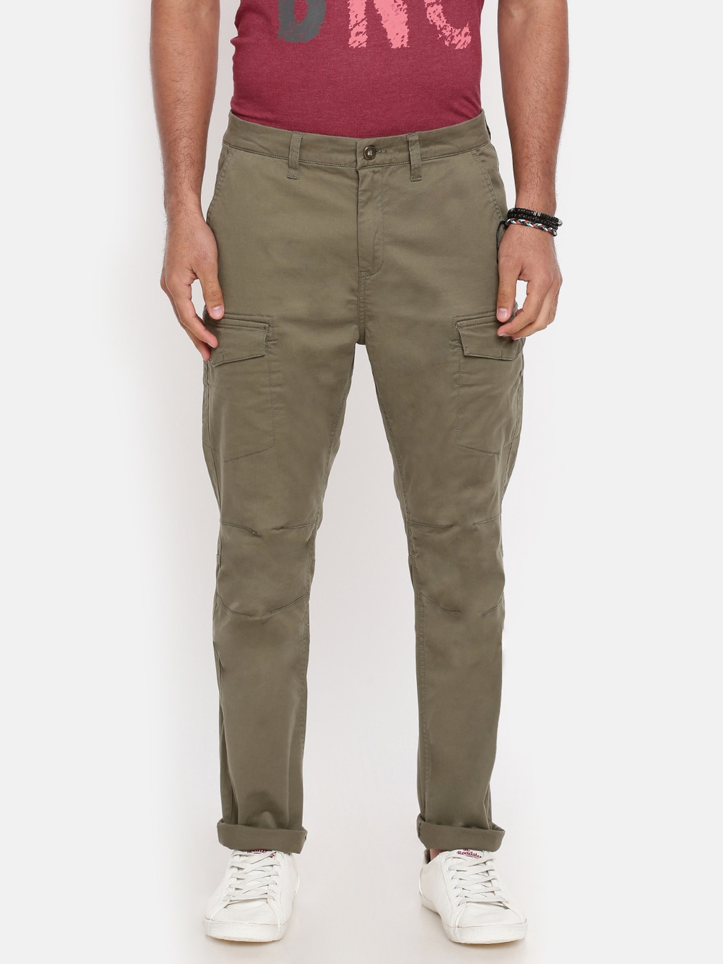 Buy Breakbounce Straight Fit Cargo Trouser 8907066345217