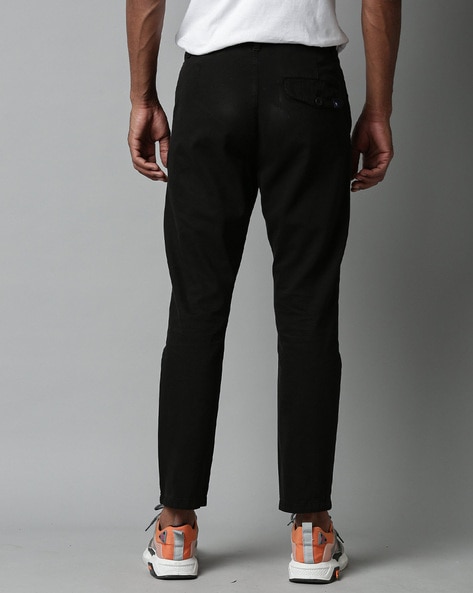 Buy Black Trousers & Pants for Men by BREAKBOUNCE Online