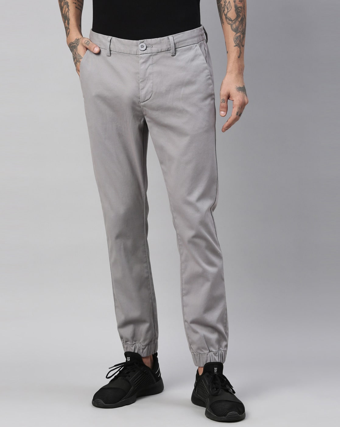 Steel Grey Formal and casual Pant online for men  Beyours