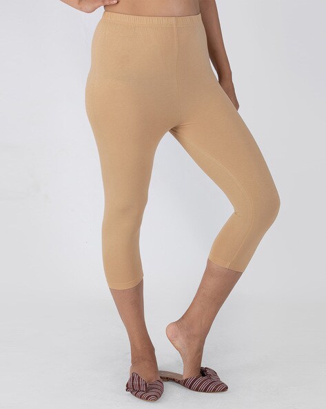 Mid-Calf Length Basic Leggings