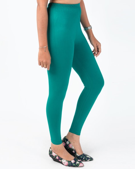 Buy INDIAN FLOWER Women's Stretchable Ankle Length Leggings at Amazon.in-thanhphatduhoc.com.vn