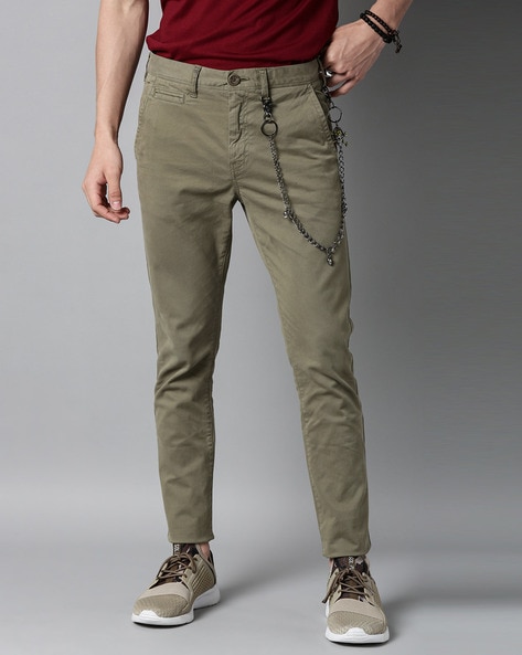 Department 5 Belt Loops Cotton Twill OFF Pants men - Glamood Outlet