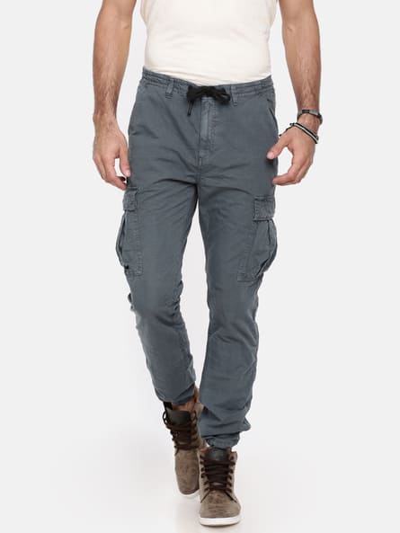 Buy Blue Trousers \u0026 Pants for Men by 