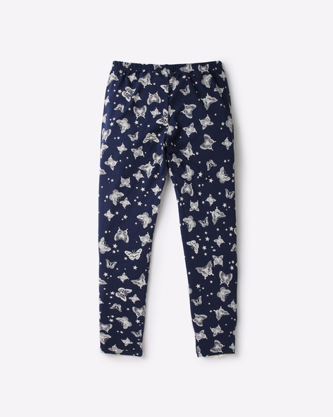 Buy Navy Blue Leggings for Girls by RIO GIRLS Online