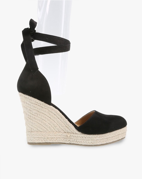 Slip On Espadrilles with Ankle Tie Up