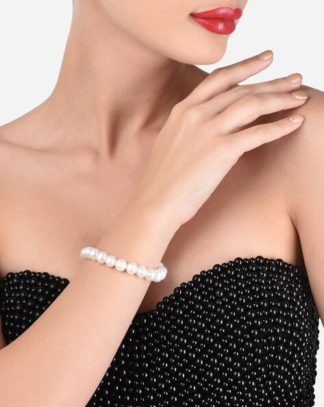 Zipper Pearl Bracelet | Mociun