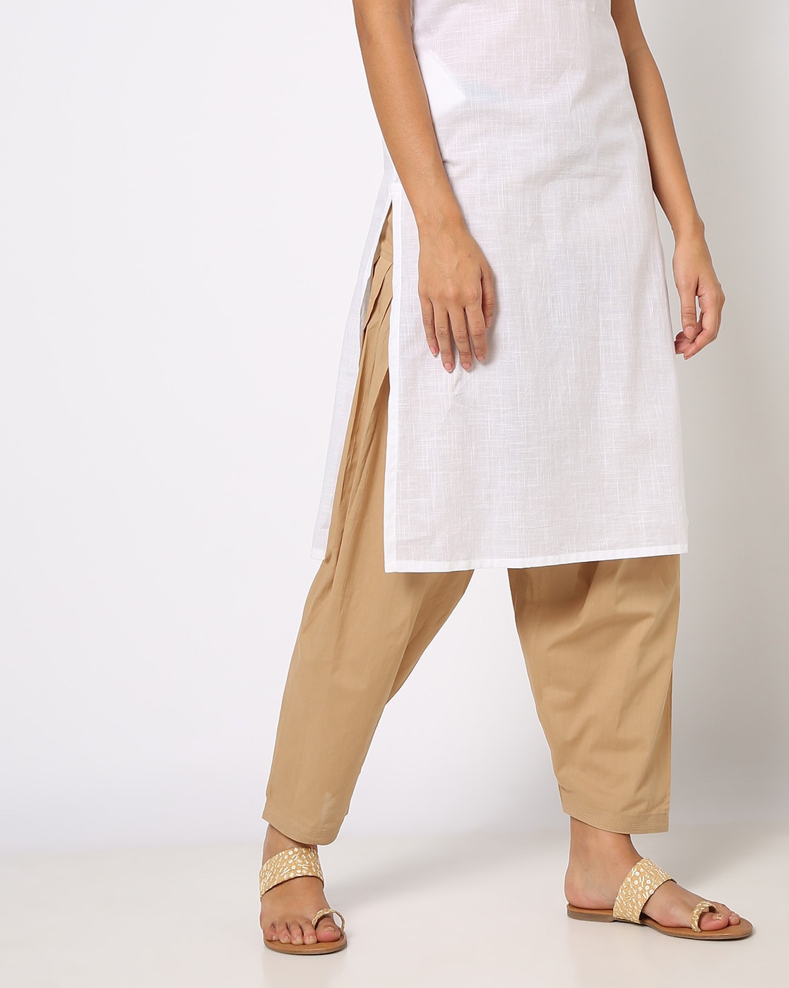 Buy Cotton Pant Style Designer Salwar Suit Online
