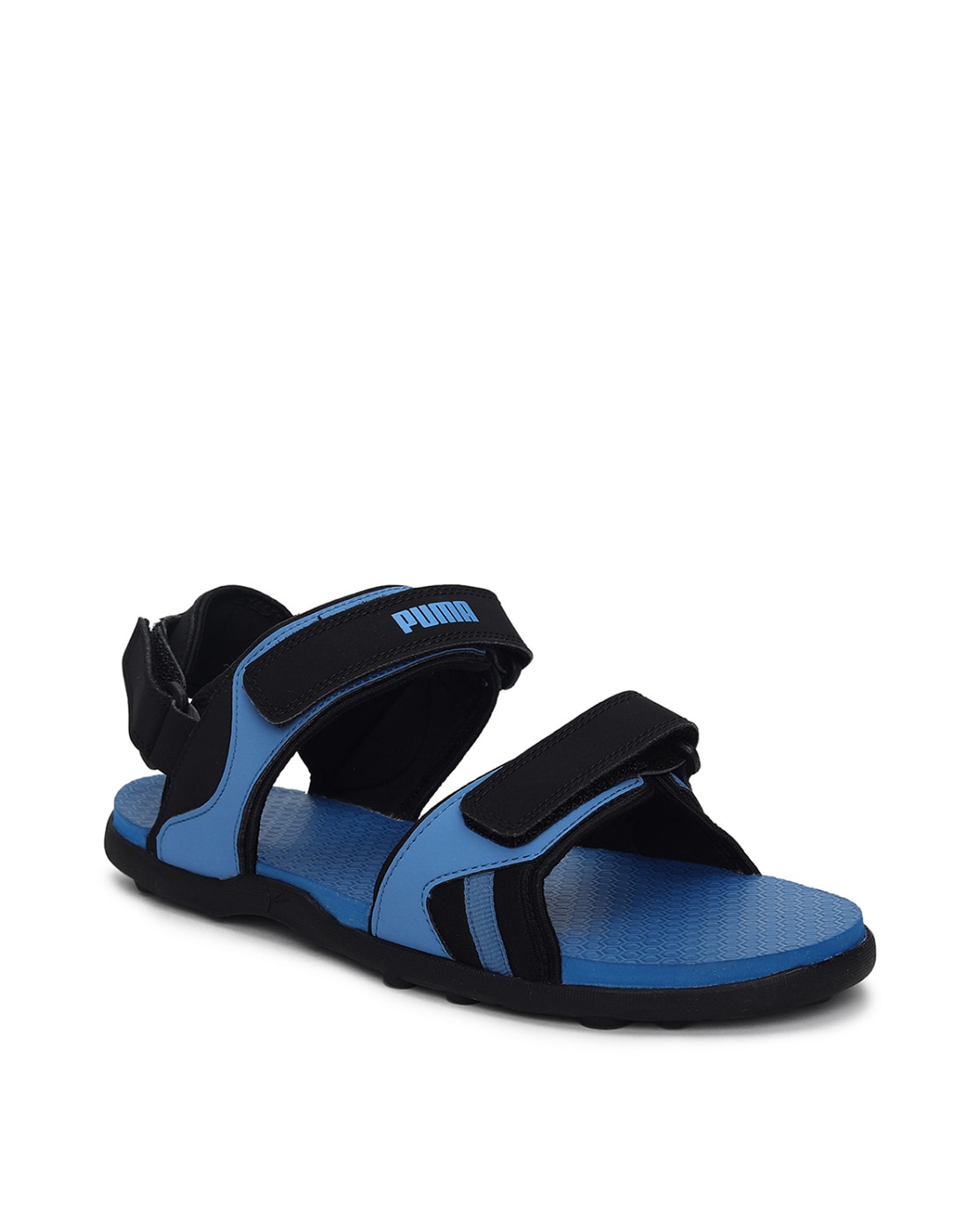 52% OFF on Puma Men Gadwall Dp Black Blue Sports Floater Sandal on Snapdeal  | PaisaWapas.com