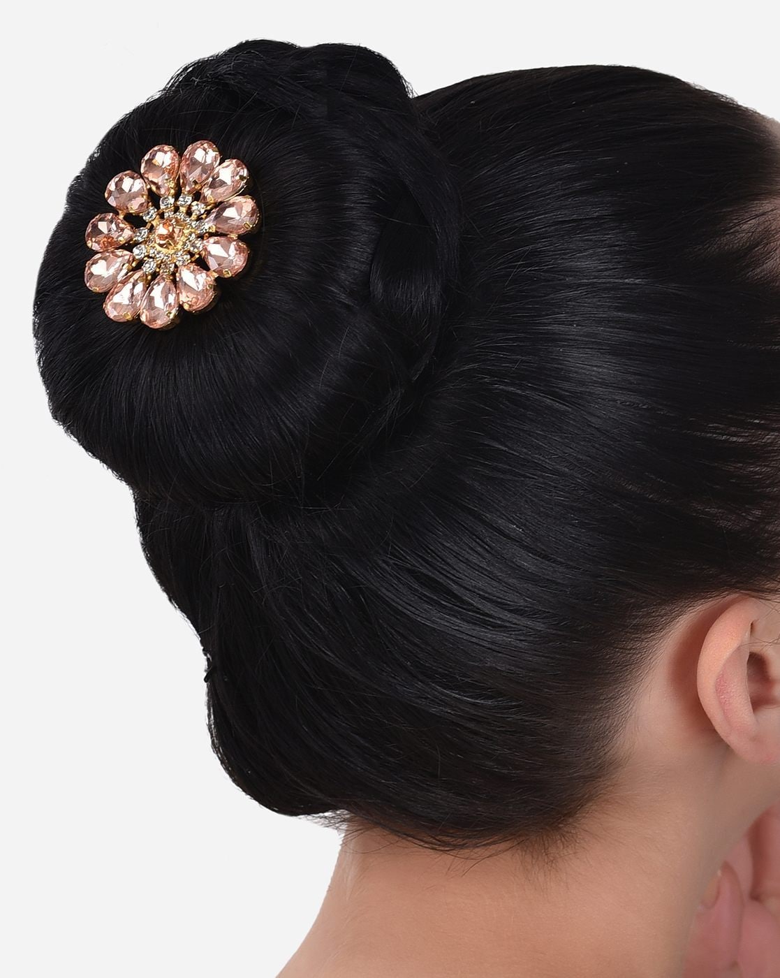 Hair Flare Plastic Floral Shaped Leaf  Pearl Design Hair PinHair ClipHair  AccessoriesJuda Bun for WomenGirls 2300 Red Pack of 1  Amazonin  Jewellery