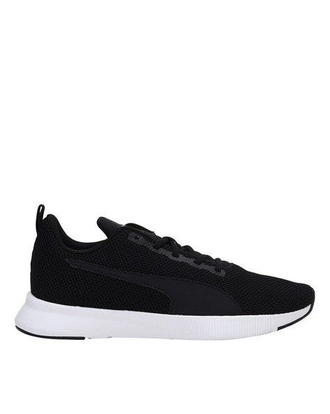 puma black shoes running