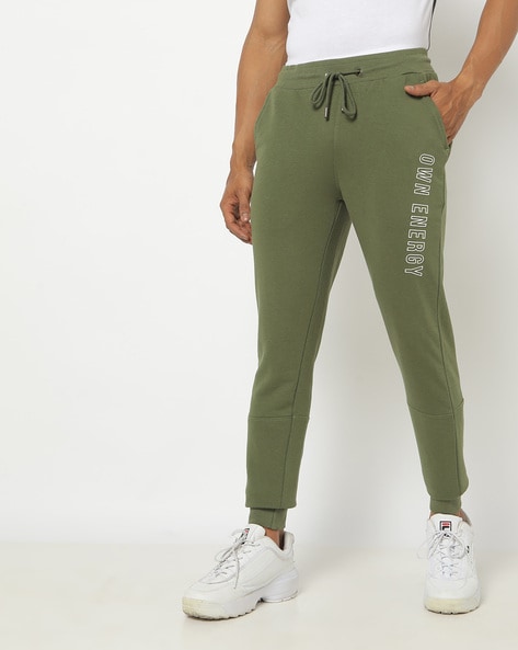 Buy Men Brand Print Slim Joggers with Insert Pockets Online at Best Prices  in India - JioMart.