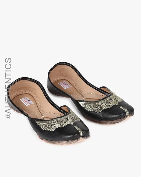 Buy Black Flat Shoes for Women by Indie Picks Online