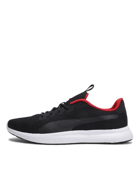 puma jigsaw idp running shoes black