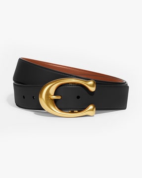 Textured Belt – Signature Buckle