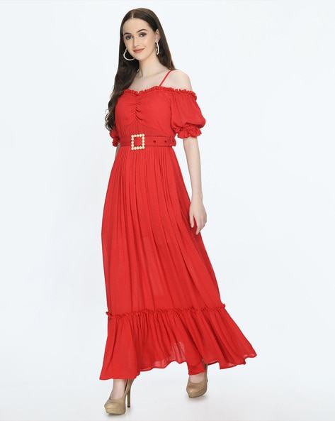 MSSBridal - Off-Shoulder Evening Gown | YesStyle | Off shoulder evening gown,  Valentines gown, Simple gowns