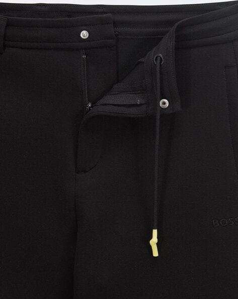 Hugo Boss Contemp Basic Embroidered Logo Black Track Pant - Clothing from  N22 Menswear UK