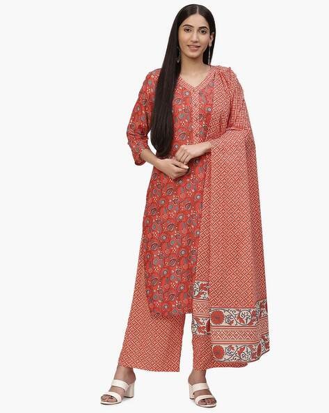 Buy Off White Kurta Suit Sets for Women by Ives Online | Ajio.com