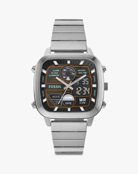 Stainless Steel How To Change Date On Fossil Watch Date Fossil 10