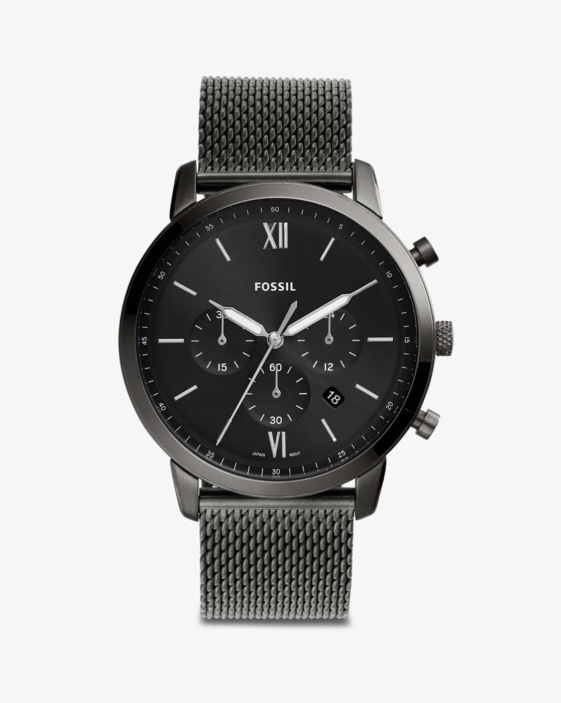 Fossil Bronson Chronograph Smoke Stainless Steel Watch – The Watch Factory ®