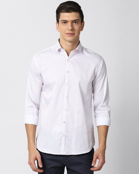 van heusen shirts white