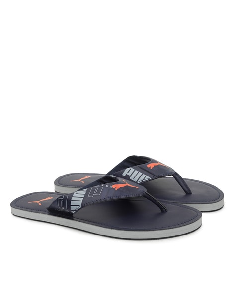 Ketava Logo print Thong Strap Flip Flops