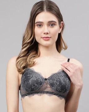 Buy PrettyCat Blue Lace Lace Tube Bra For Women (PC-BR-20091