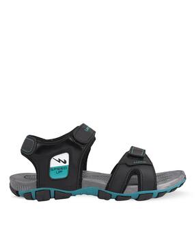Buy Black Sandals for Men by CAMPUS Online | Ajio.com