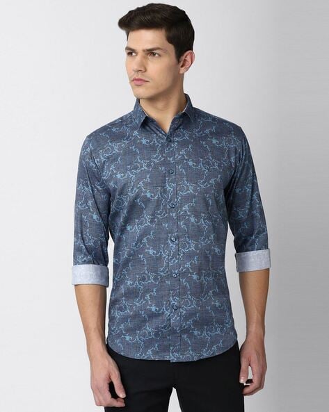 Buy Blue Shirts for Men by VAN HEUSEN Online