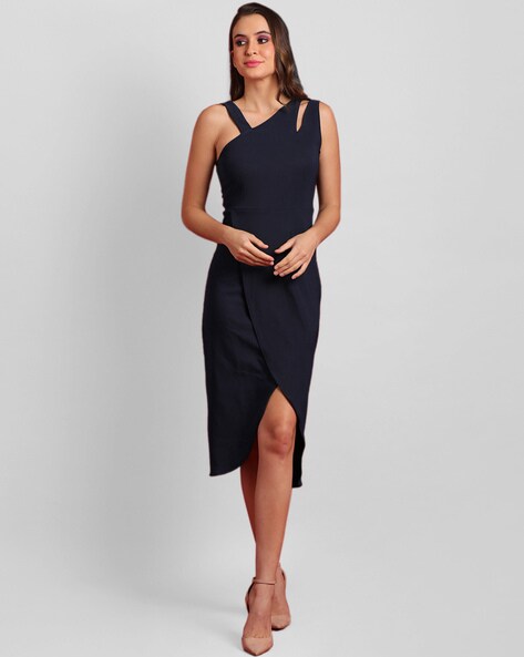 Uneven hemline outlet dress