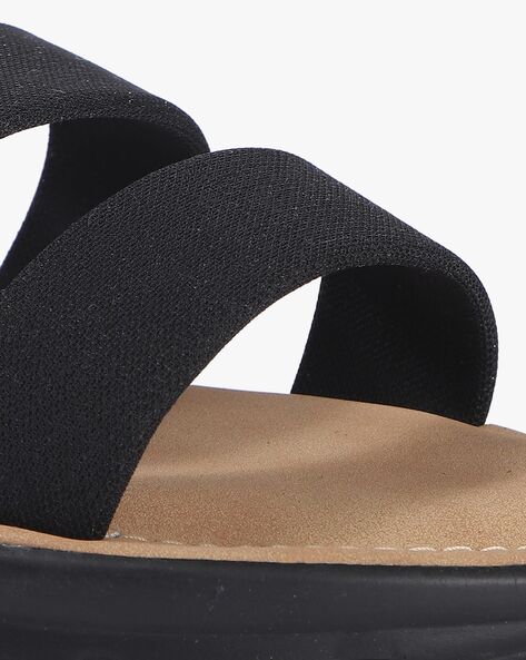 Buy Black Flat Sandals for Women by CATWALK Online