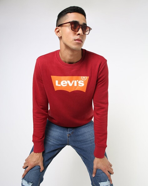 Logo Print Crew Neck Sweatshirt