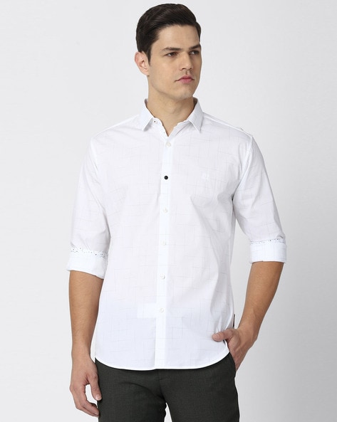 Van Heusen Checked Slim Fit Shirt