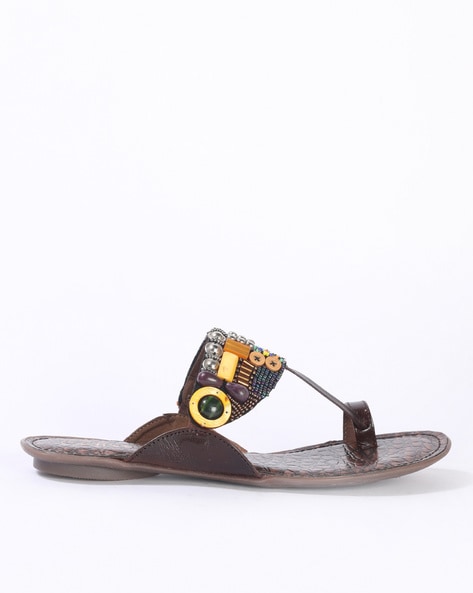 Buy Catwalk Gold Embellished Sandals online