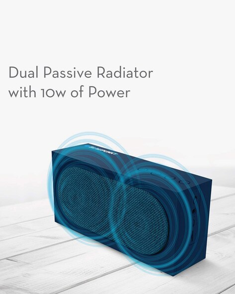 Passive radiator 2024 bluetooth speaker