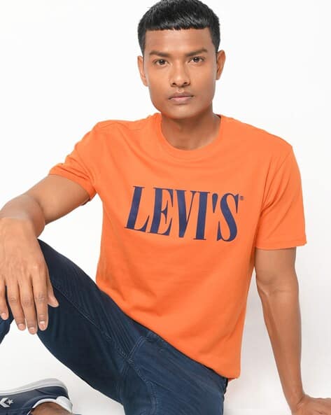 Buy Orange Tshirts for Men by LEVIS 