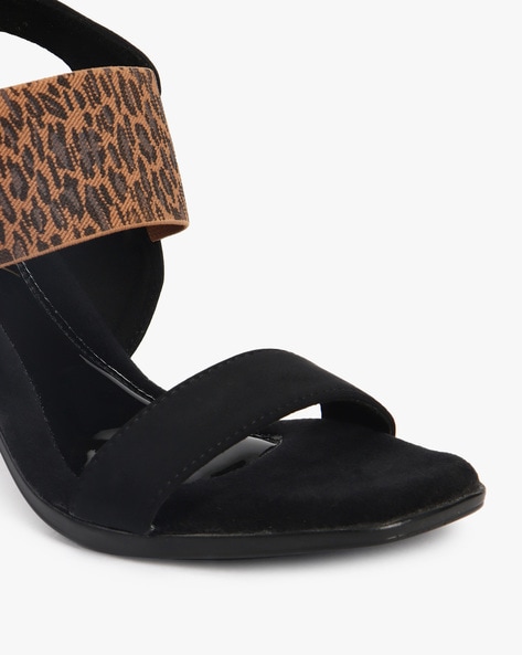 Next SIGNATURE LEATHER HIGH HEEL SANDALS - High heeled sandals - leopard/multi-coloured  - Zalando.de