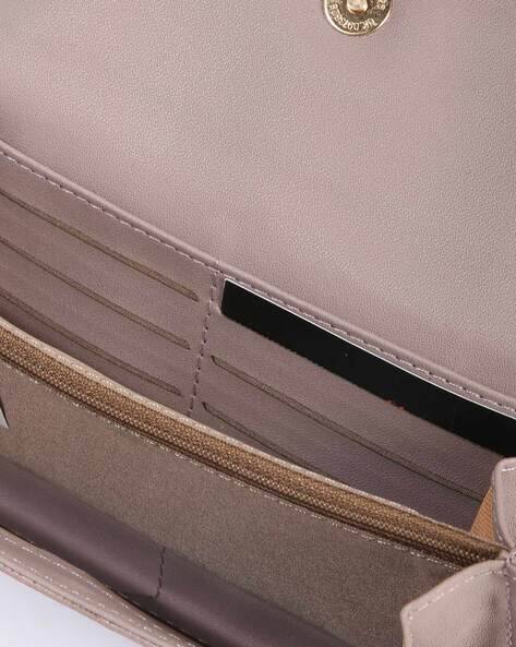 BAGGIT Envelope Clutch with Metallic Logo