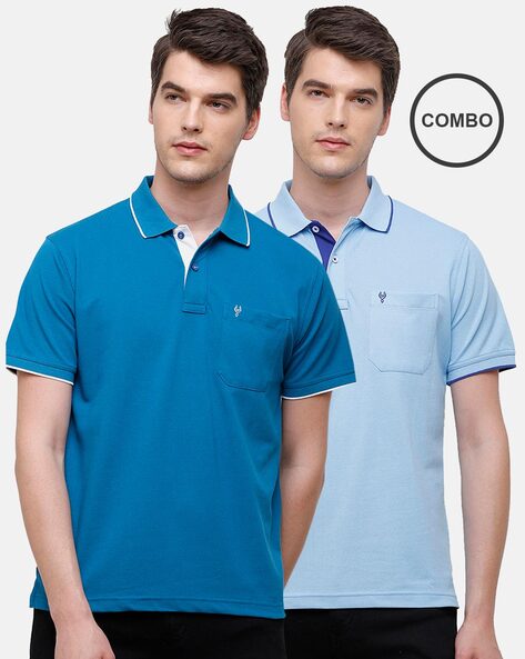 Polo t shirts clearance with pocket combo offer