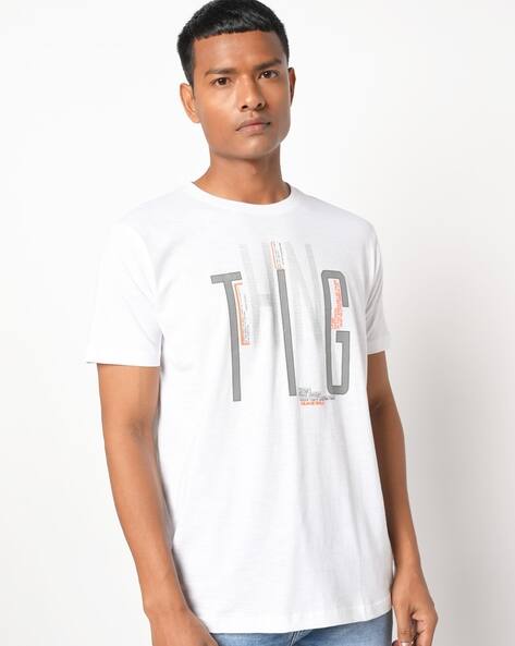 Buy White Tshirts for Men by DUKE 