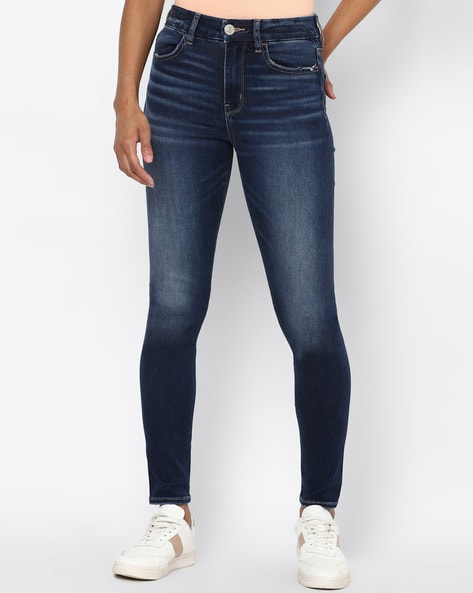 American Eagle Jeans Whiskering detail