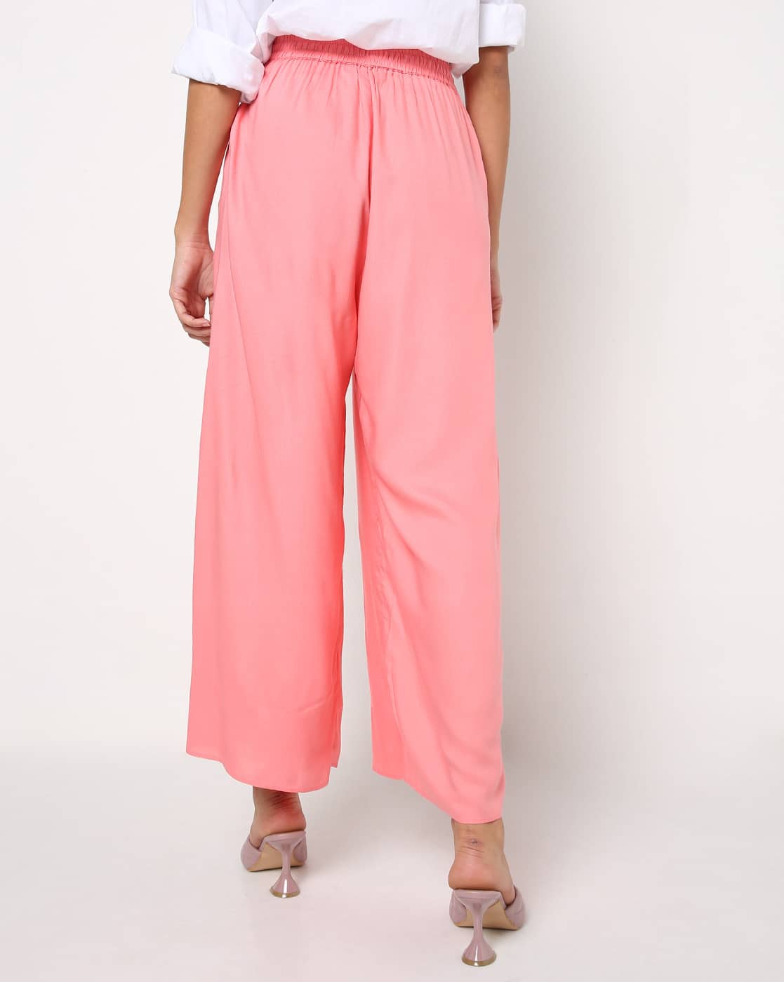 Buy Pink Trousers u0026 Pants for Women by Vero Moda Online | Ajio.com