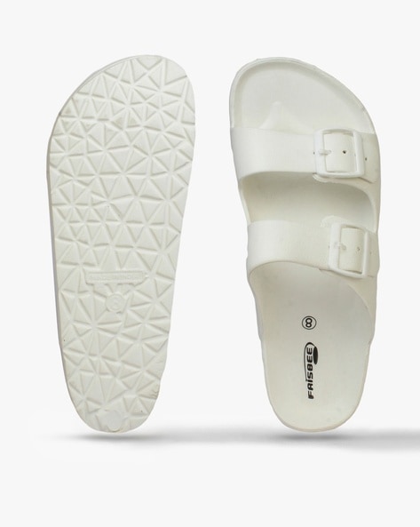 Plain store white sandals