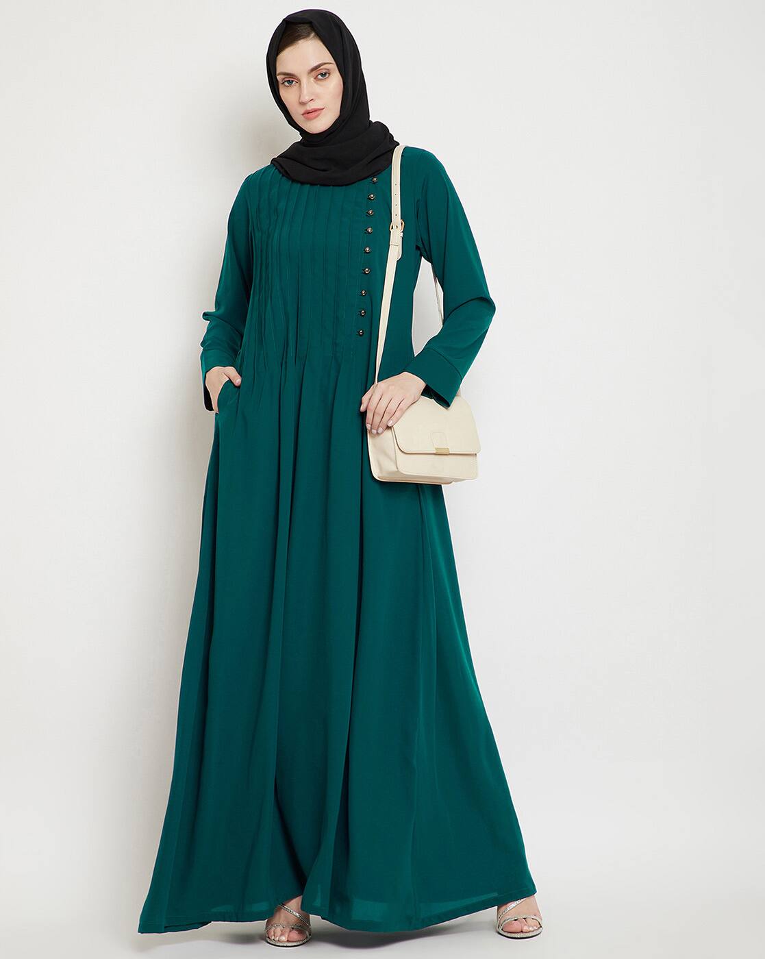 Buy Bottle green Dresses \u0026 Gowns for 