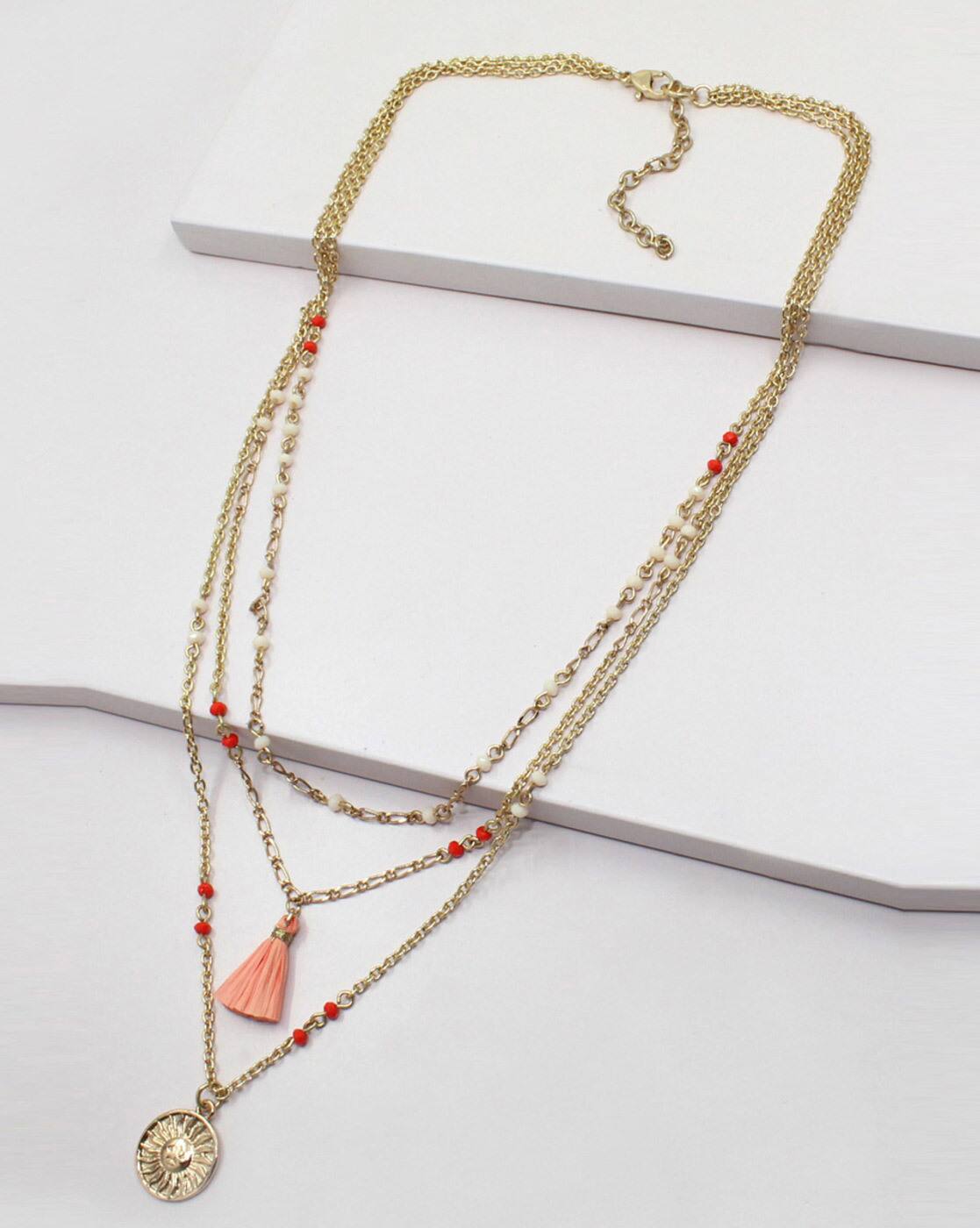 Peach Necklaces \u0026 Pendants for Women 
