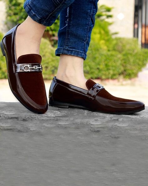 Riffway Men's Formal Pu Leather Loafer & Mocassins Shoes Loafers For Men -  Buy Riffway Men's Formal Pu Leather Loafer & Mocassins Shoes Loafers For  Men Online at Best Price - Shop