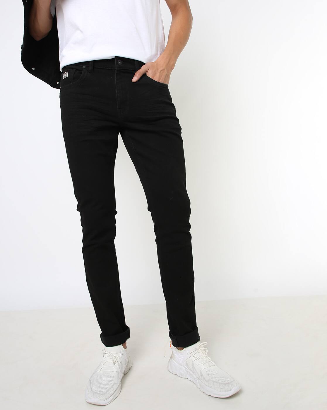 Buy Black Jeans for Men by DNMX Online 
